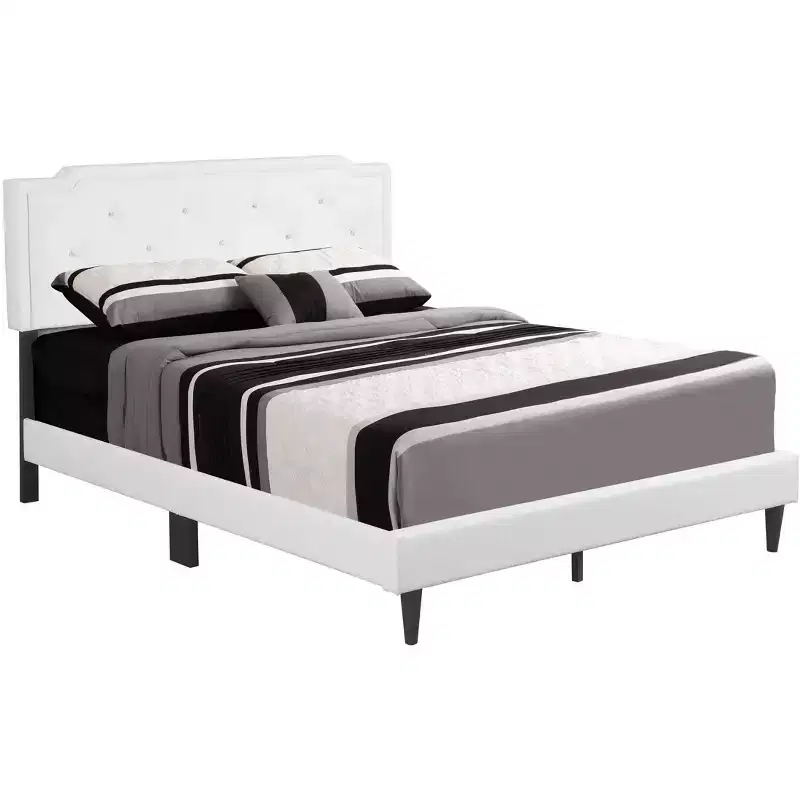 Passion Furniture Deb Adjustable Queen Panel Bed