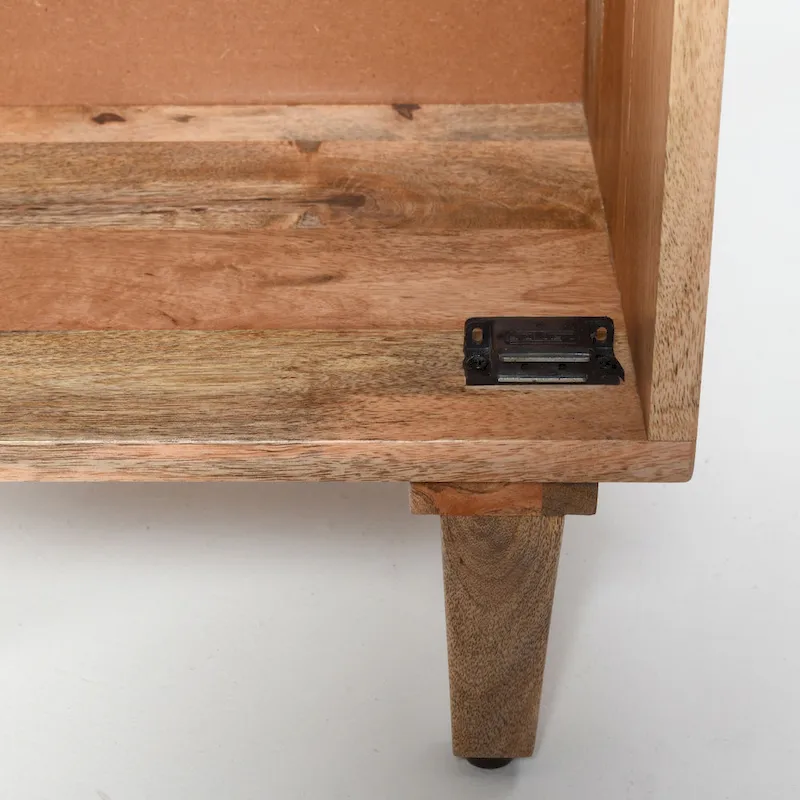 Christopher Knight Home - Harper Handcrafted Natural Finish Solid Wood Nightstand with Drawer