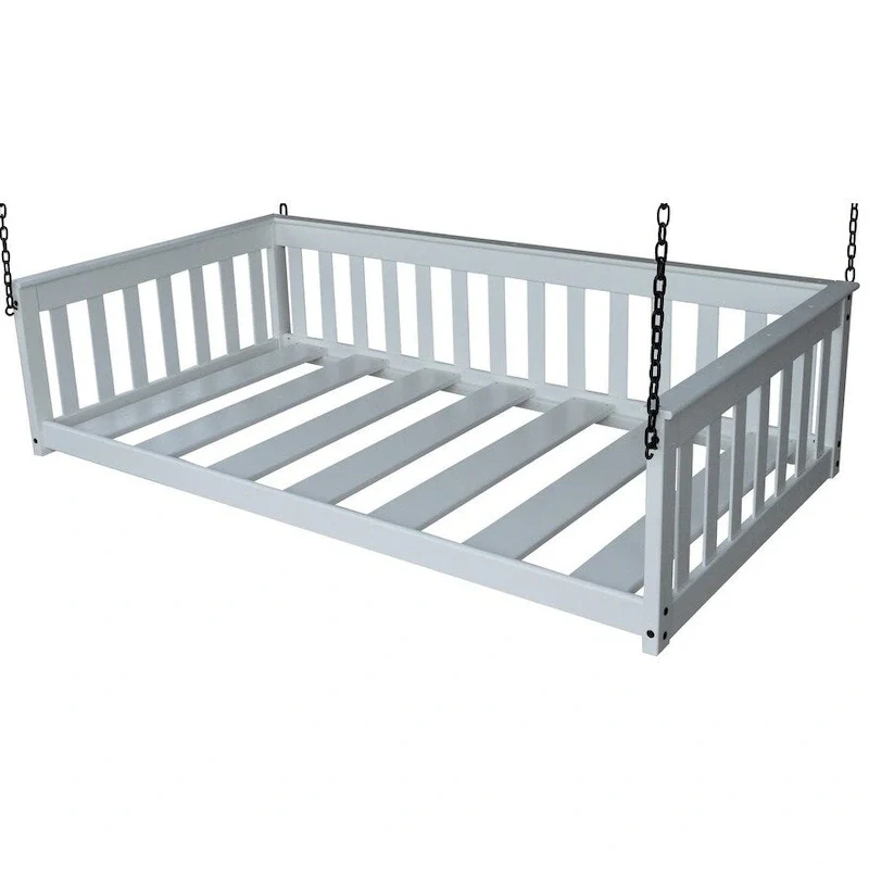 Pine Twin Mission Hanging Daybed with Chain