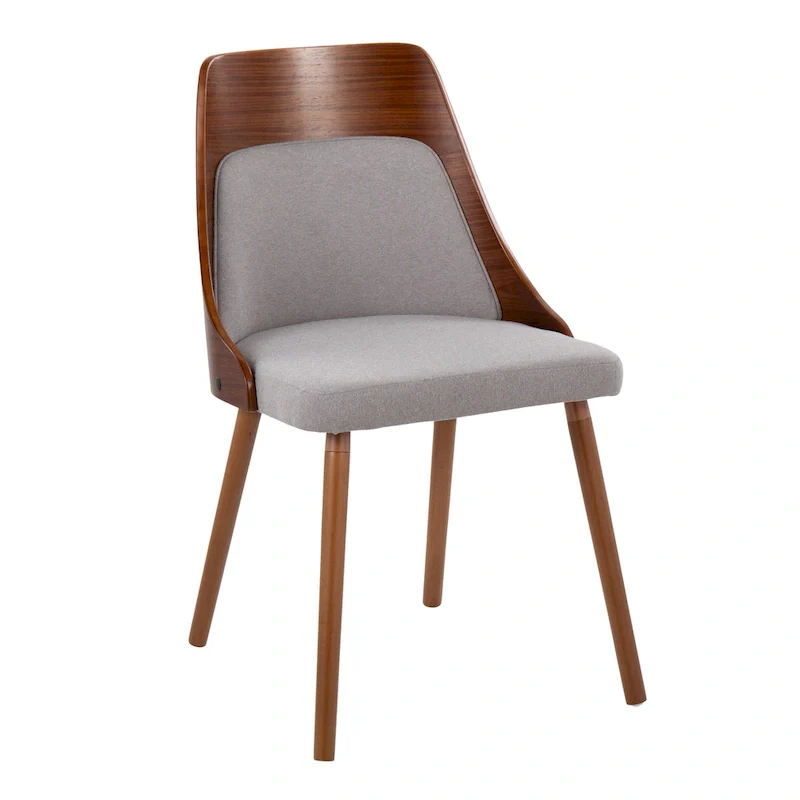 Vallemala Mid-Century Chair with Tapered Wood Legs - Set of 2