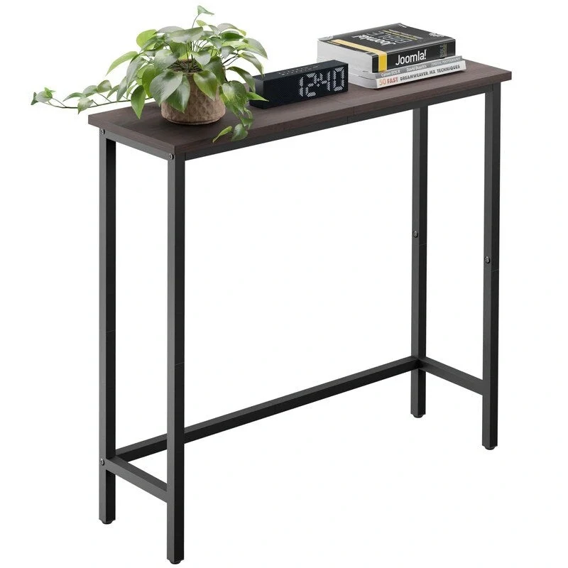 Narrow Console Table – Slim Entryway Table for Hallway, Bedroom, Living Room or Foyer