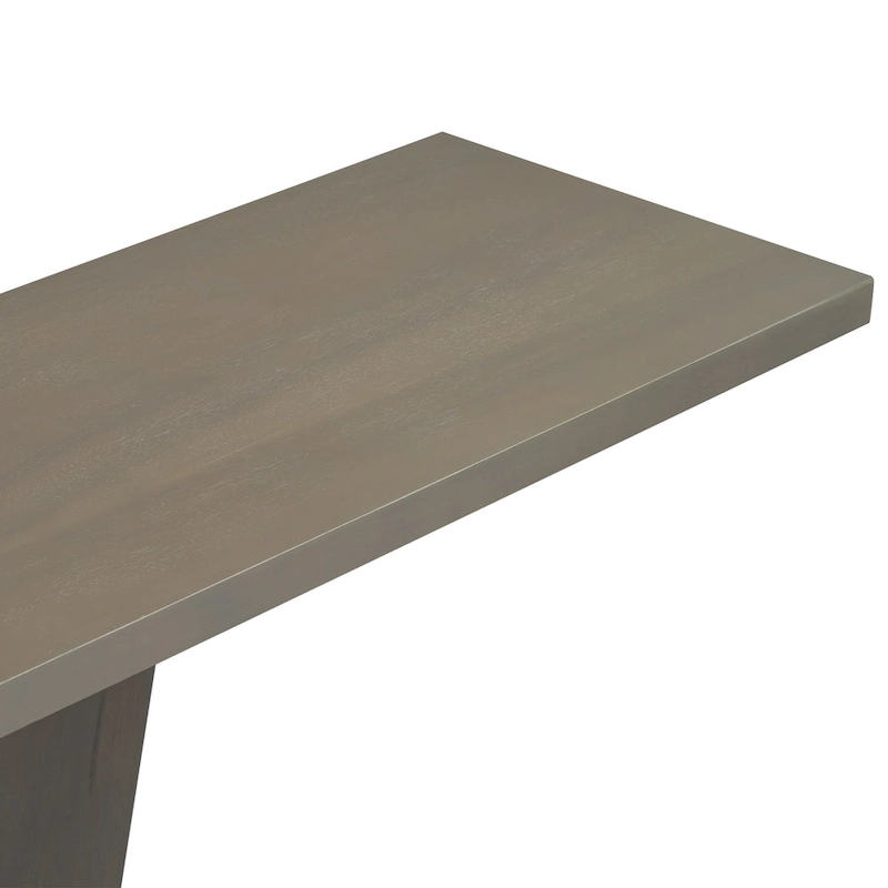 Christopher Knight Home - Mirod Elegant Console Table with Natural Wood Veneer and Sturdy V-Base Design