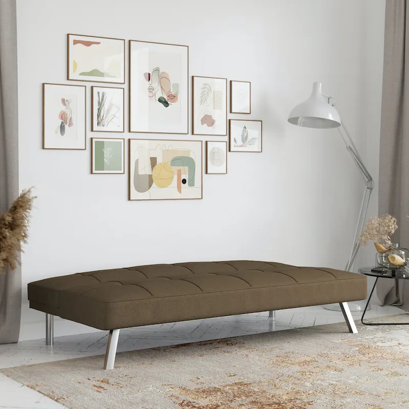 Convertible Sofa with Finger Guard – Sofa, Lounger & Full-Size Bed
