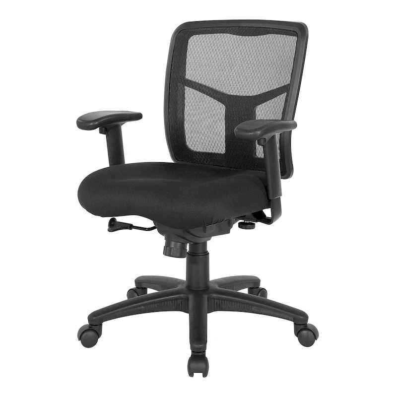Mesh Back Office Chair with Height Adjustable Arms