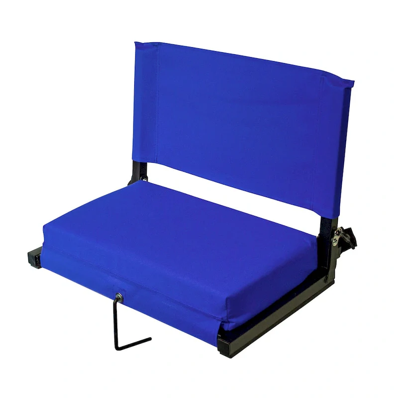 Outdoor Leisure Products 21 folding stadium chair in blue