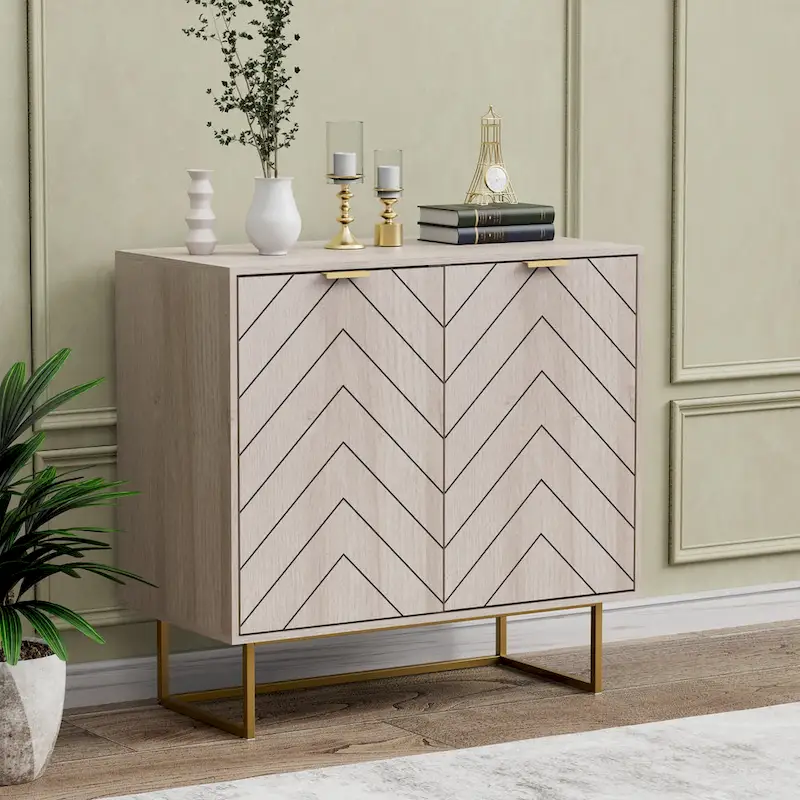Sideboard Buffet Cabinet with Adjustable Shelf