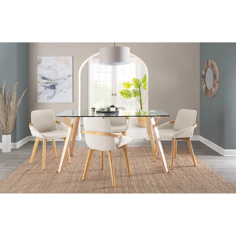 Carson Carrington Pugo Natural Wood Dining Chair