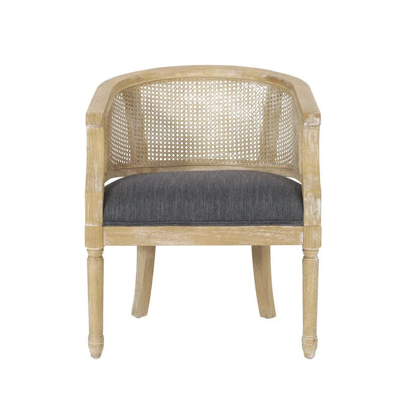 Steinaker Wood and Cane Accent Chair