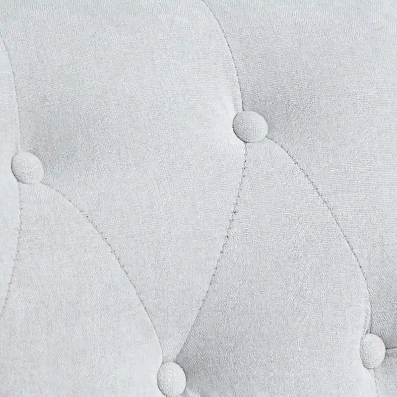 Chenille Fabric Accent Chair with Retro Wooden Legs, High-Density Foam and Spring Cushion, and 300 lbs Weight Capacity