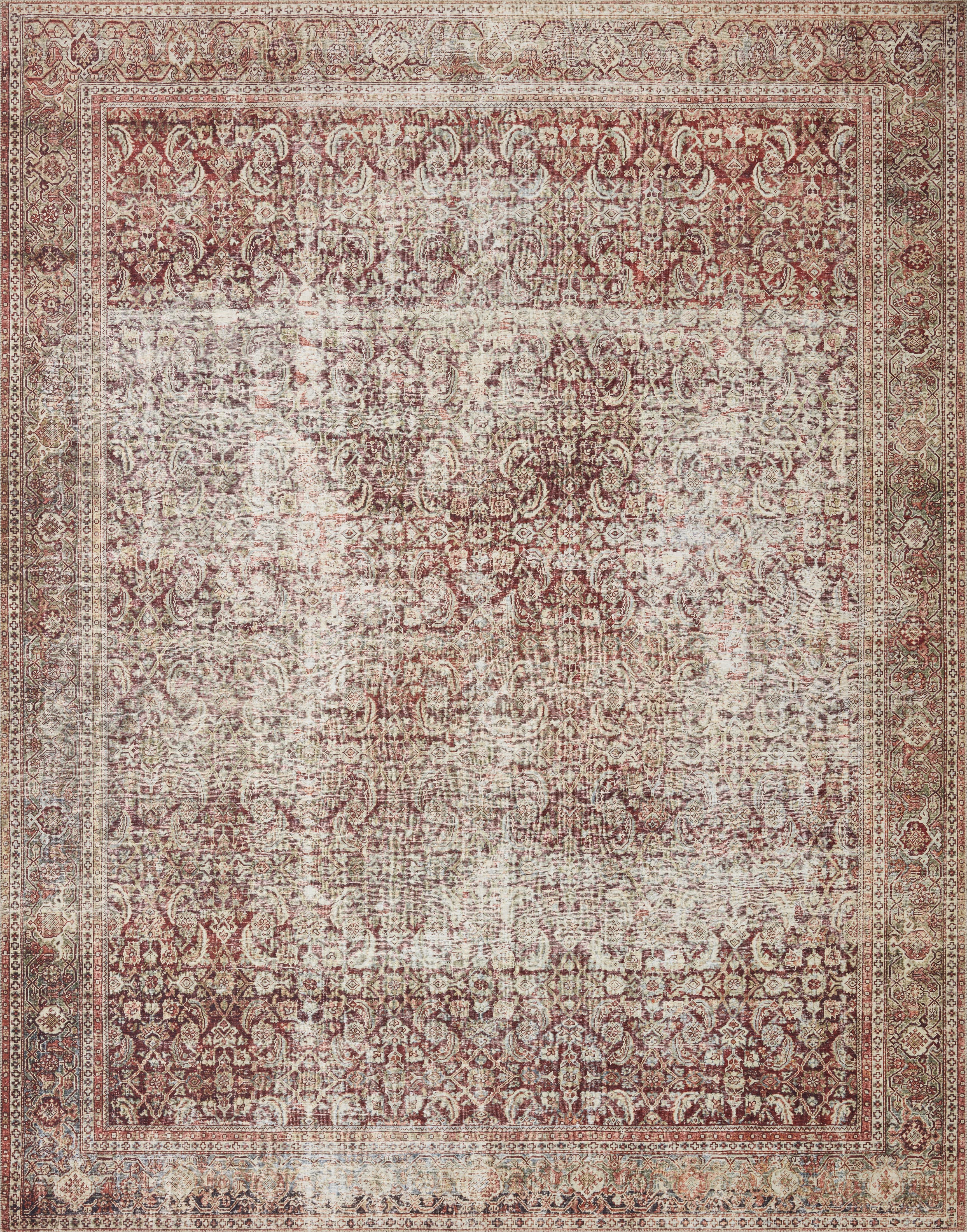 Layla Cinnamon / Sage Rug