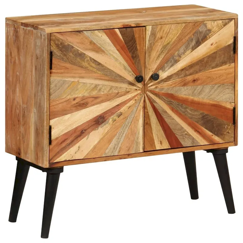 vidaXL Sideboard Solid Mango Wood 33.5x11.8x29.5