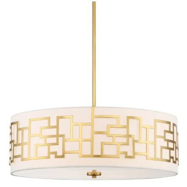 Kovacs Alecia's Necklace 24  Wide 4 Light Drum Pendant