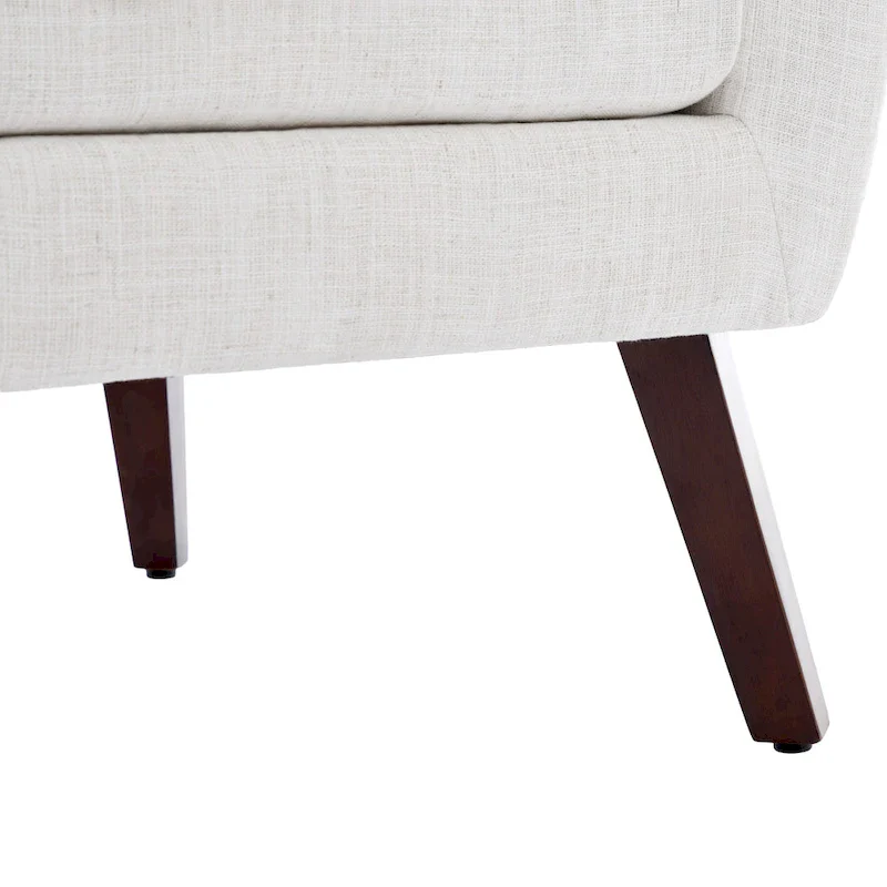 Wide Back Accent Chair with Wingback Design - Single Seater