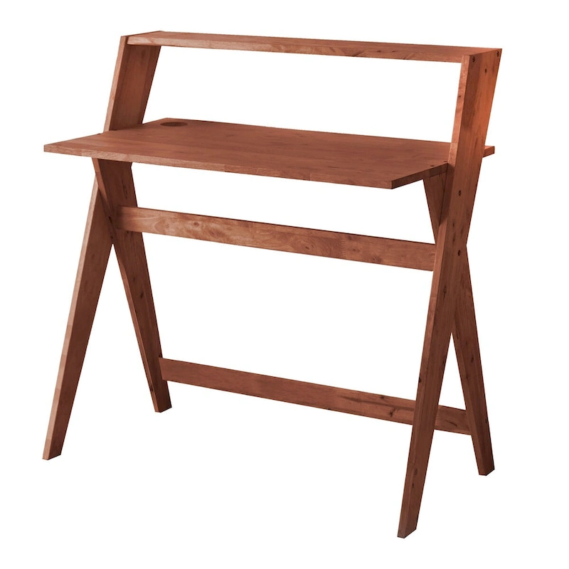 37.5 In. Mid Century Modern X Leg Study Desk