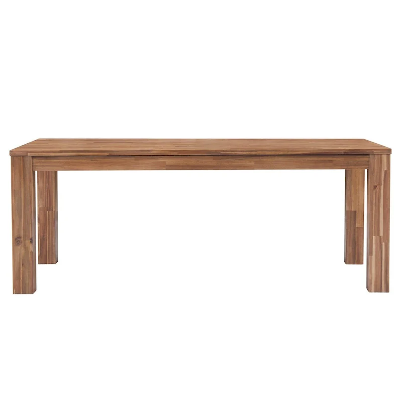 75-inch Rectangular Dining Table Square Legs