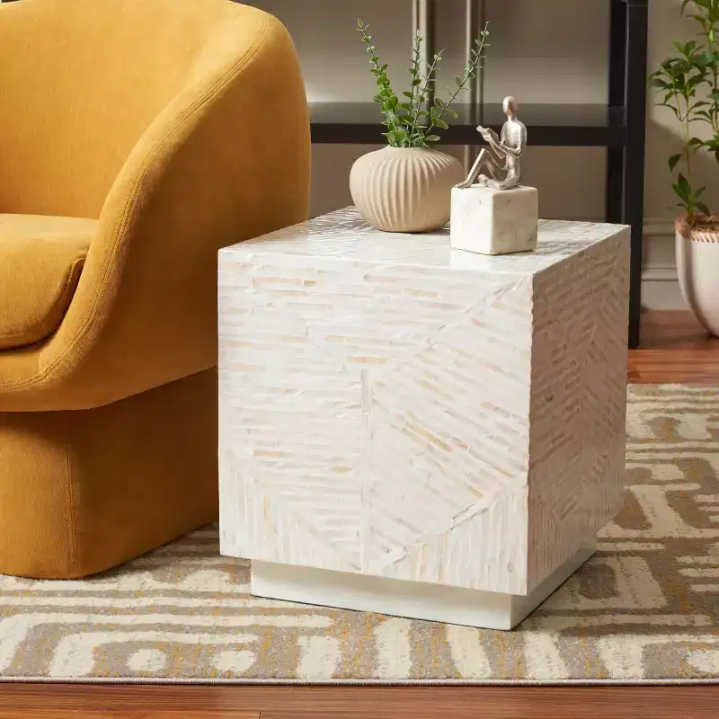 Kiely Square Stool - STL1800 - Safavieh
