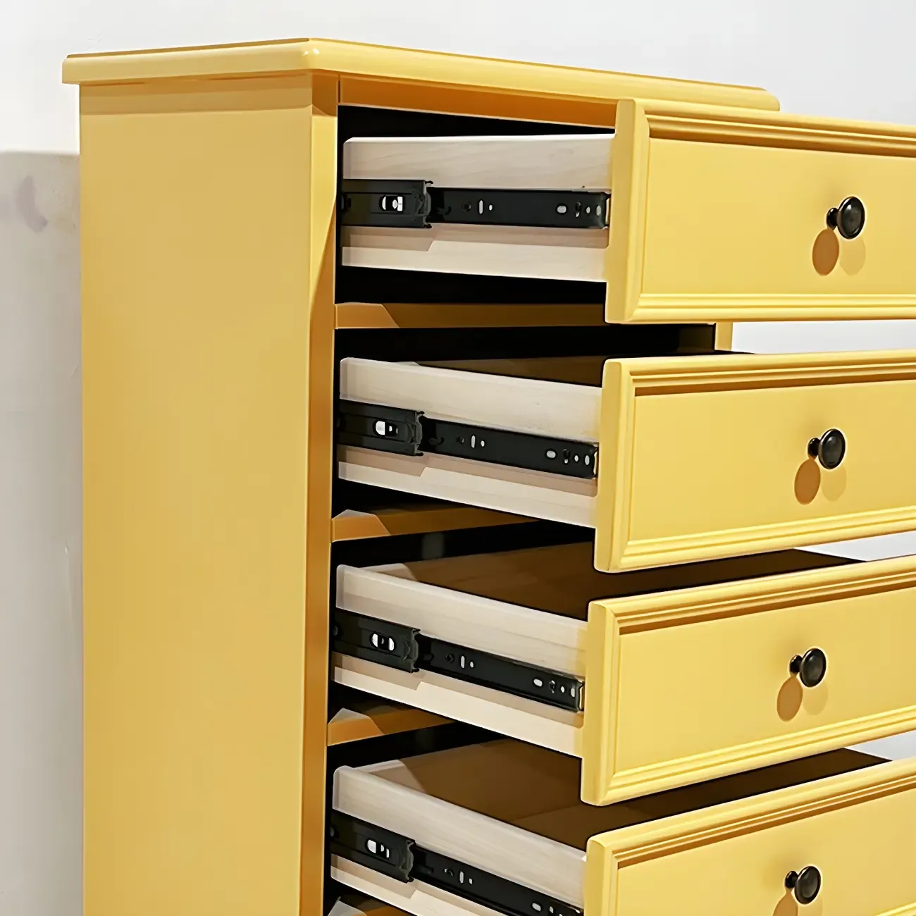 Traditional Yellow Wooden Dressers & Chests with Drawer
