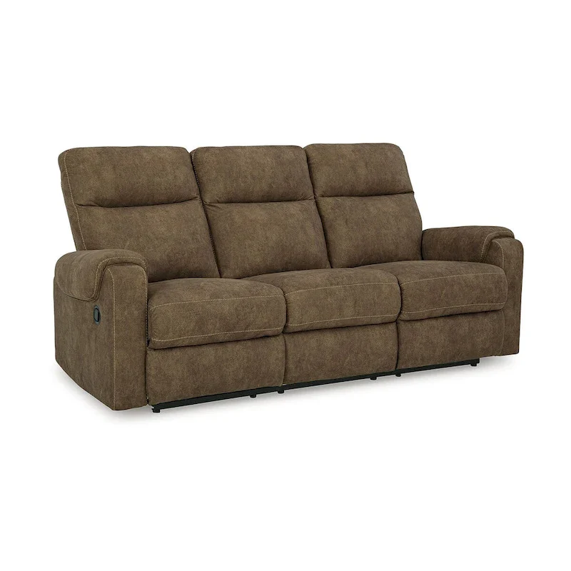 Brown Reclining Sofa - 86 W x 40 D x 40 H
