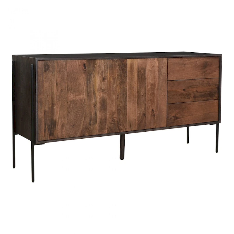 Macari Tavlov Solid Mango Wood Sideboard