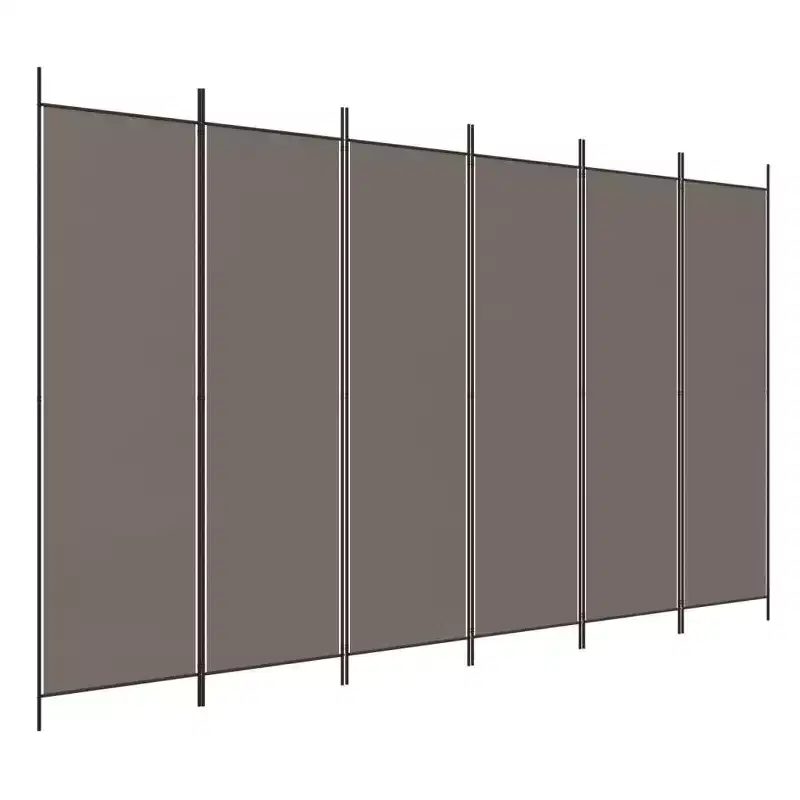 vidaXL Room Divider Folding Partition Privacy Screen for Home Office Fabric