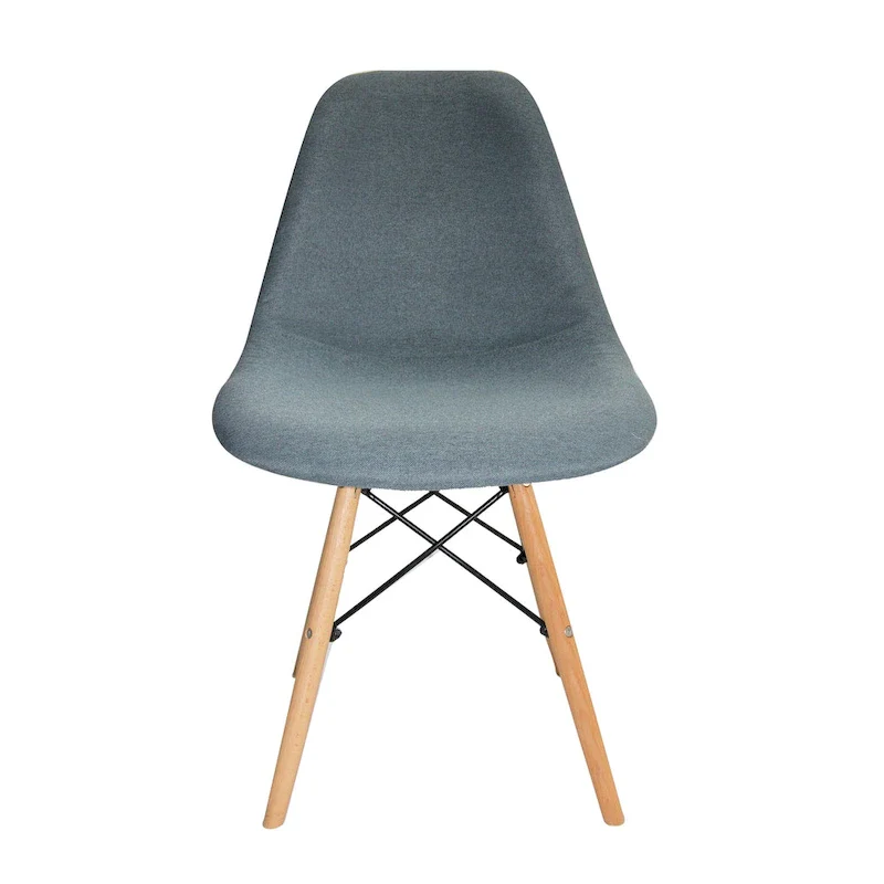 Haig Fabric Dining Chair, Beech Wood Legs, Single Seat