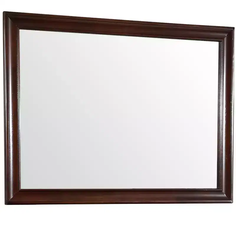 Passion Furniture LaVita 45 in. x 33 in. Modern Rectangle Framed Dresser Mirror
