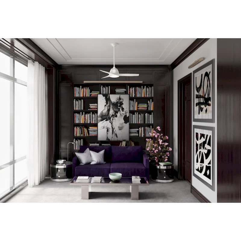 Casablanca 44  Wisp Ceiling Fan with LED Light & Handheld Remote - Modern, Contemporary