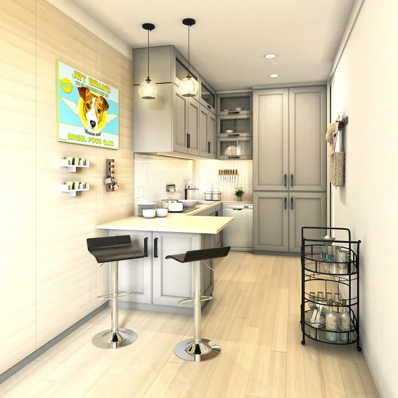 Blaine Chrome Air Lift Adjustable Swivel Stools (Set of 2)