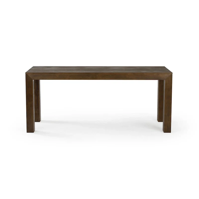 Plank and Beam Rectangular Modern Dining Table - 72