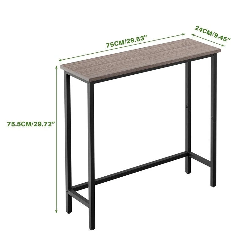Narrow Console Table – Slim Entryway Table for Hallway, Bedroom, Living Room or Foyer