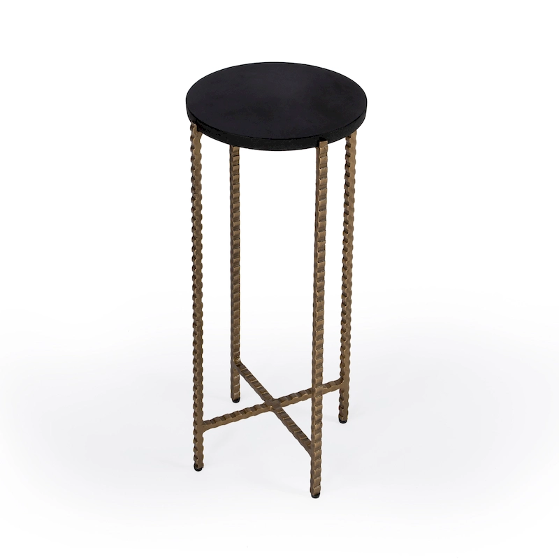Nigella Granite Cross Legs Side Table