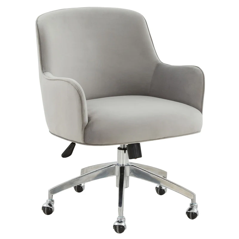 SAFAVIEH Couture Gregg Adjustable Swivel Desk Chair - 26.5  W x 27.8  L x 33.3  H - 26Wx28Dx35H