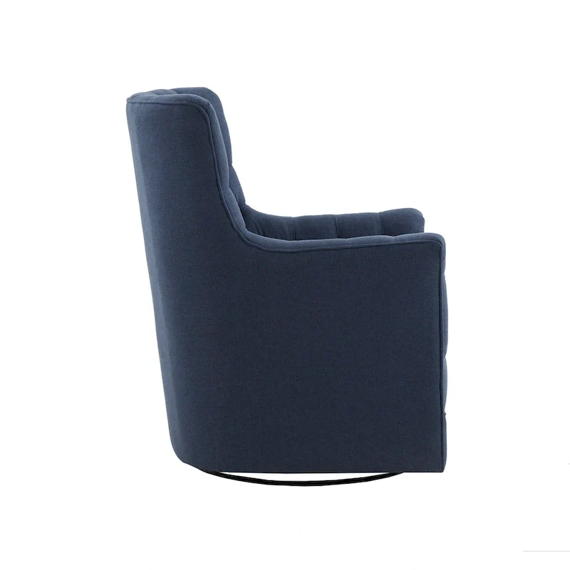 Tufted Swivel Glider Chair - Single Seat