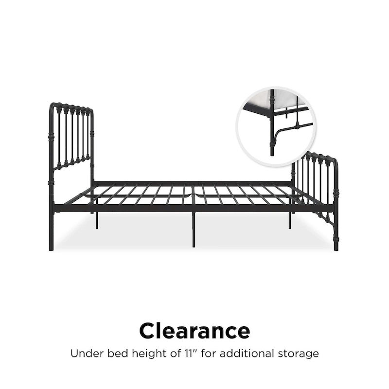 Avenue Greene Sandy Farmhouse Metal Bed