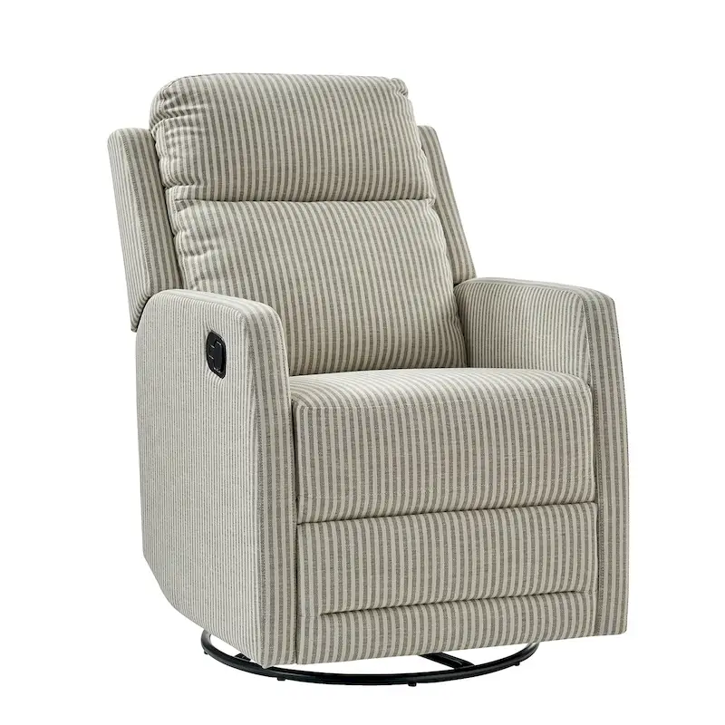 Diana Modern Polyester 360-degree Swivel Rocker Recliner by HULALA HOME