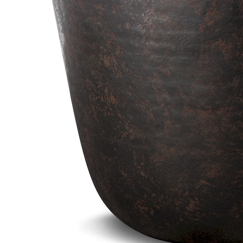 WYNDENHALL Beaton Industrial 20 inch Wide Metal Accent Side Table, Fully Assembled - 20 W x 20 D x 22 H