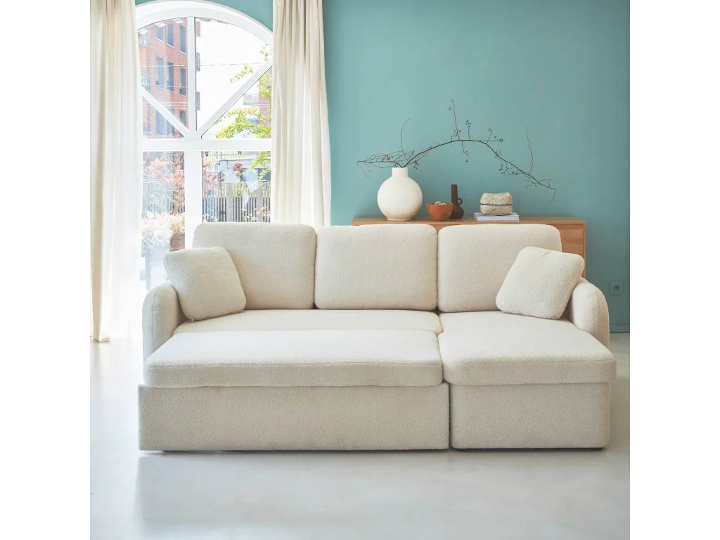 Corner Sectional Sofa - Blanc