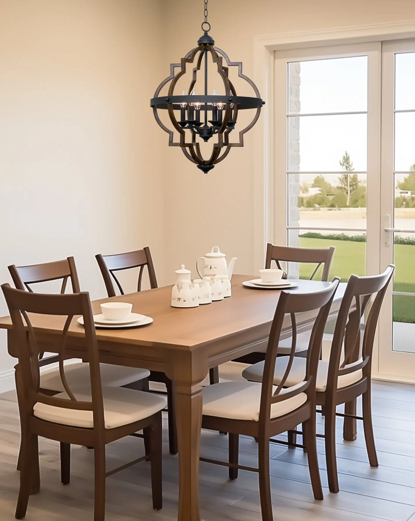 Capistrano 28 6-Light Rustic Farmhouse Chandelier