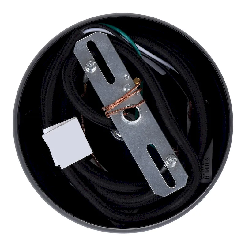 Orli 1 Light Pendant, Black Finish