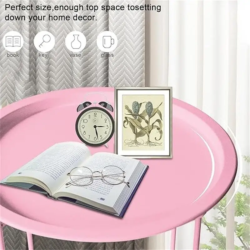 Tray Metal Side Table