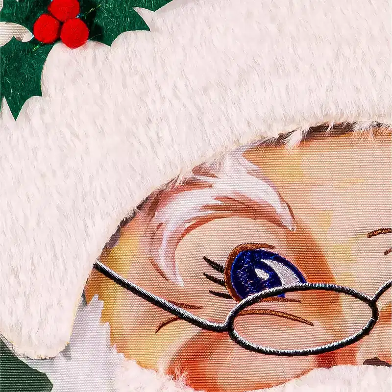 Evergreen Flag Merry Santa Welcome Garden Flags 12x18 Double Sided, Outside, Christmas Garden Flag