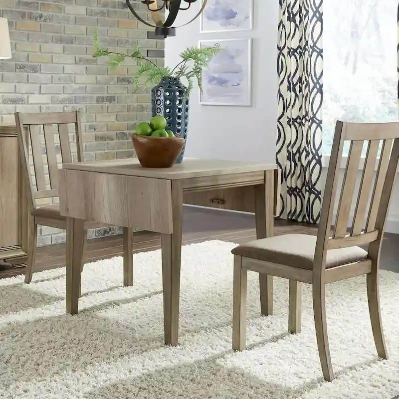 The Gray Barn Sun Valley Sandstone Drop Leaf Table