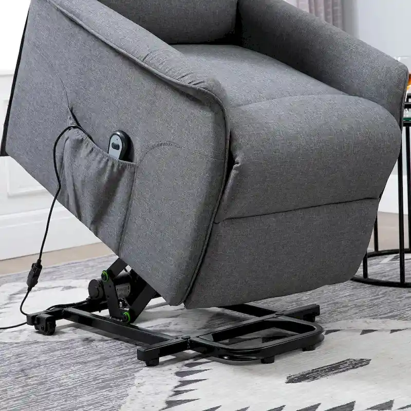 HOMCOM Power Lift Assist Recliner Chair with Remote