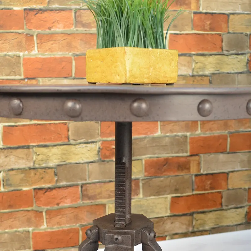 Regan Adjustable Accent Table - Industrial
