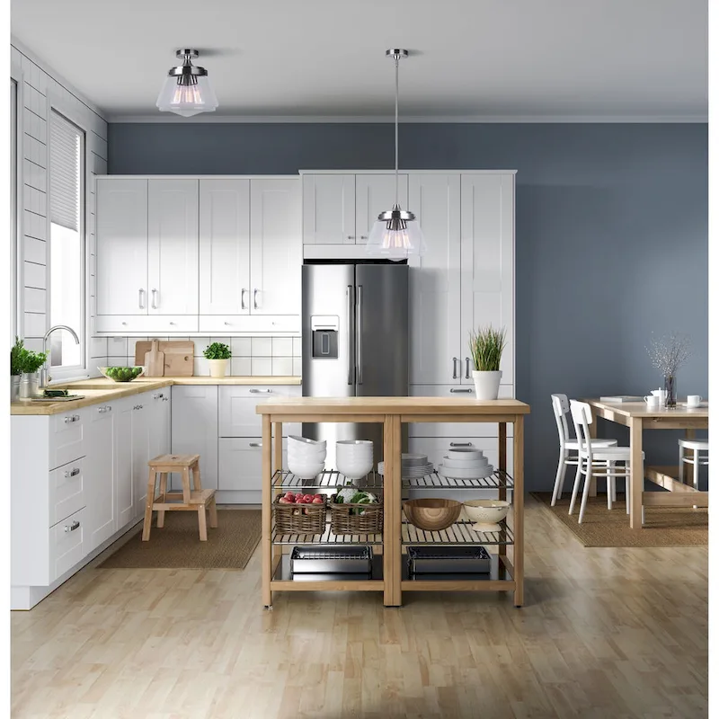 MEYER Brushed Nickel Pendant