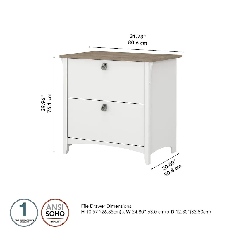 2-Drawer Lateral File Cabinet