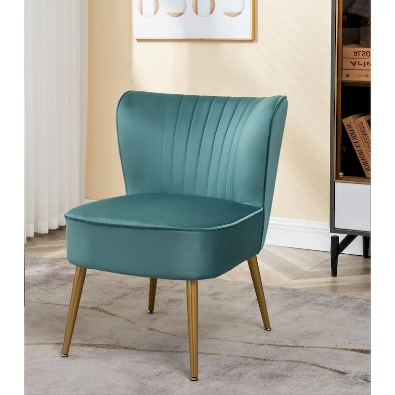 Sauter 23.2  Wide Mid-Century Modern Microfiber Accent Chair