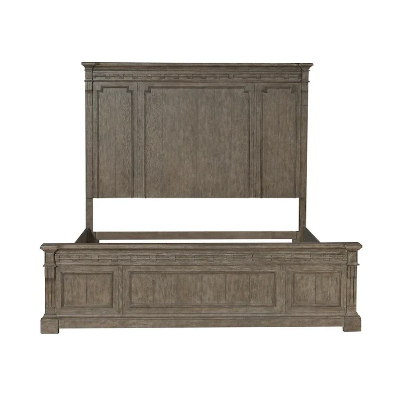 Town & Country Dusty Taupe Panel Bed