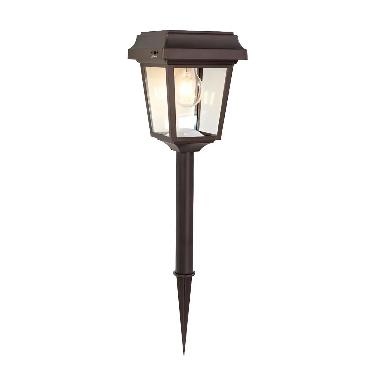 Trapezoidal Stake Metal Solar Landscape Lighting