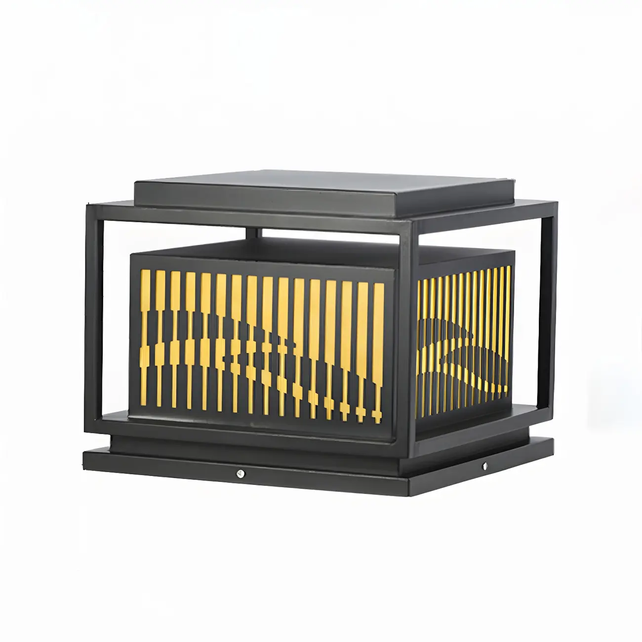 Waterproof Outdoor Wired Rectangular Post Cap Light